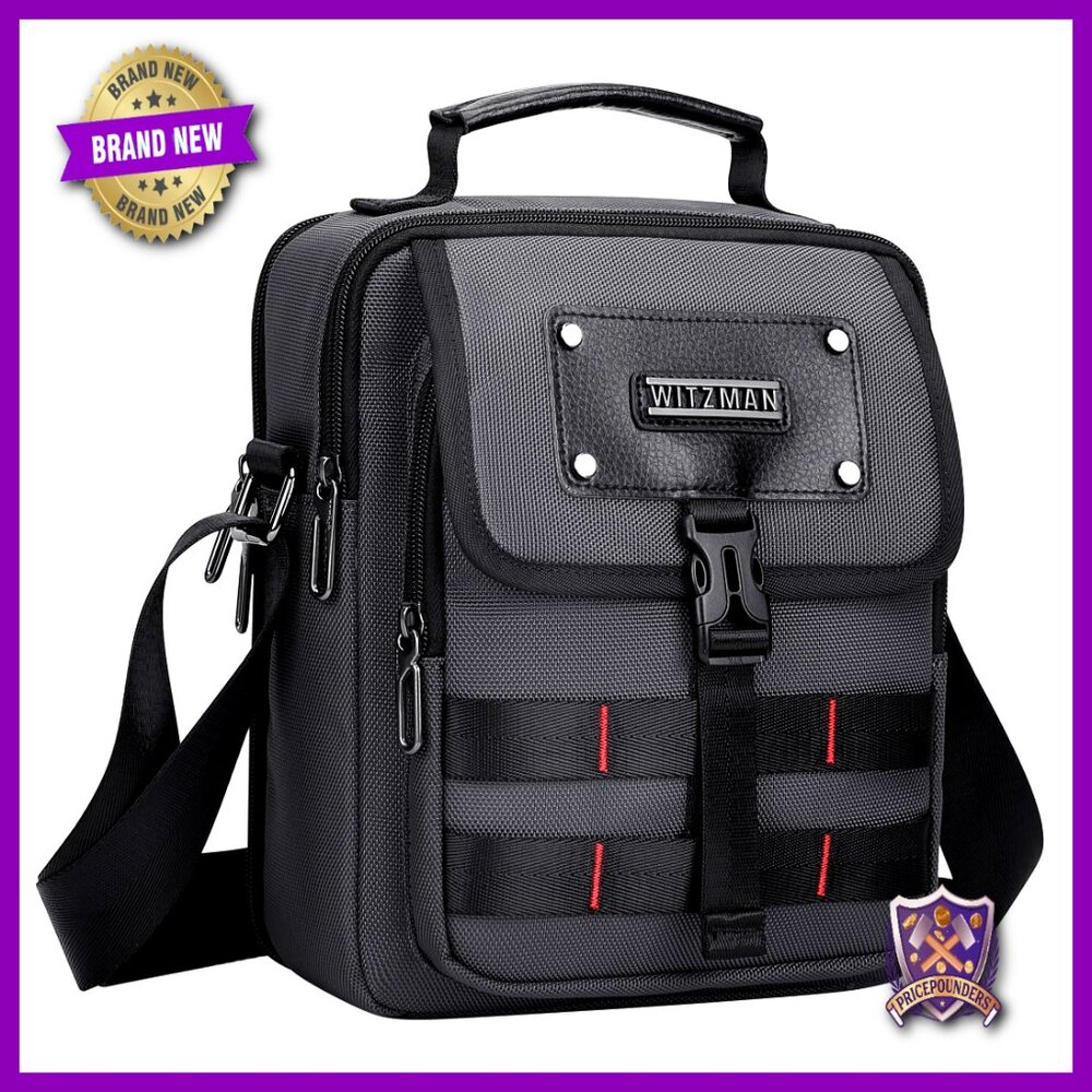Lightweight Nylon Crossbody Messenger Bag Casual Satchel Shoulder Bag For Work